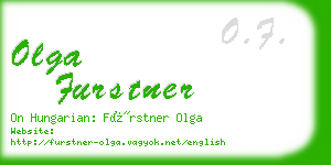 olga furstner business card